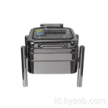 Square Chafing Dish dengan Round Legs Frame Chafer